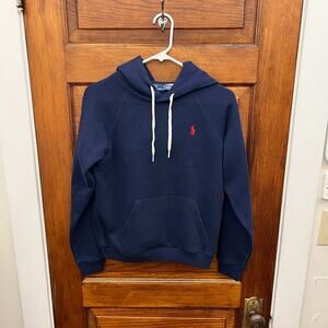 Polo Ralph Lauren Women's Hoodie Sweater Navy Blue NWT's sz XS $158
